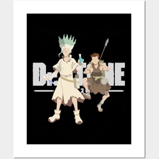 Senku and Taiju Posters and Art